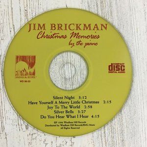 Jim Brickman Christmas Memories by the Piano CD 1996 Windham Hill Records RARE